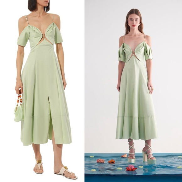 cult gaia Dresses & Skirts - NWT Cult Gaia Dina Off-Shoulder Midi Dress $658 - Size 6